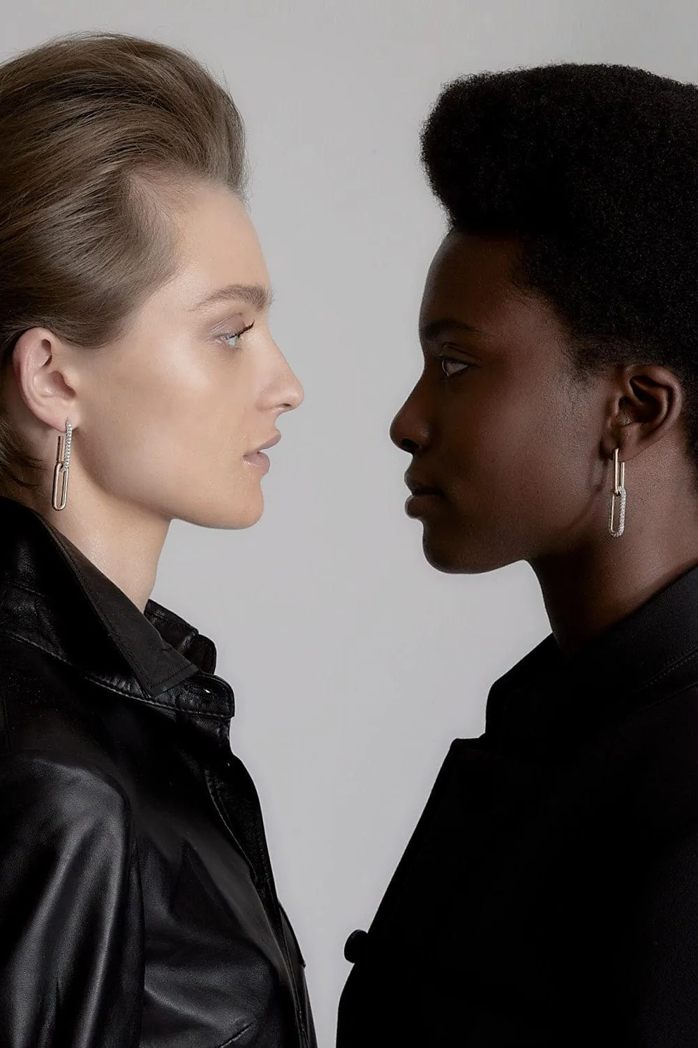 Saxon Mix Matched Link Earrings
