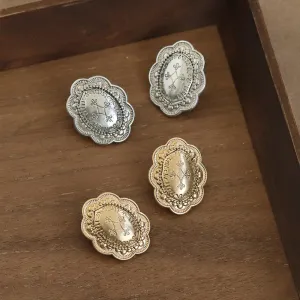 Scallop Concho Earrings