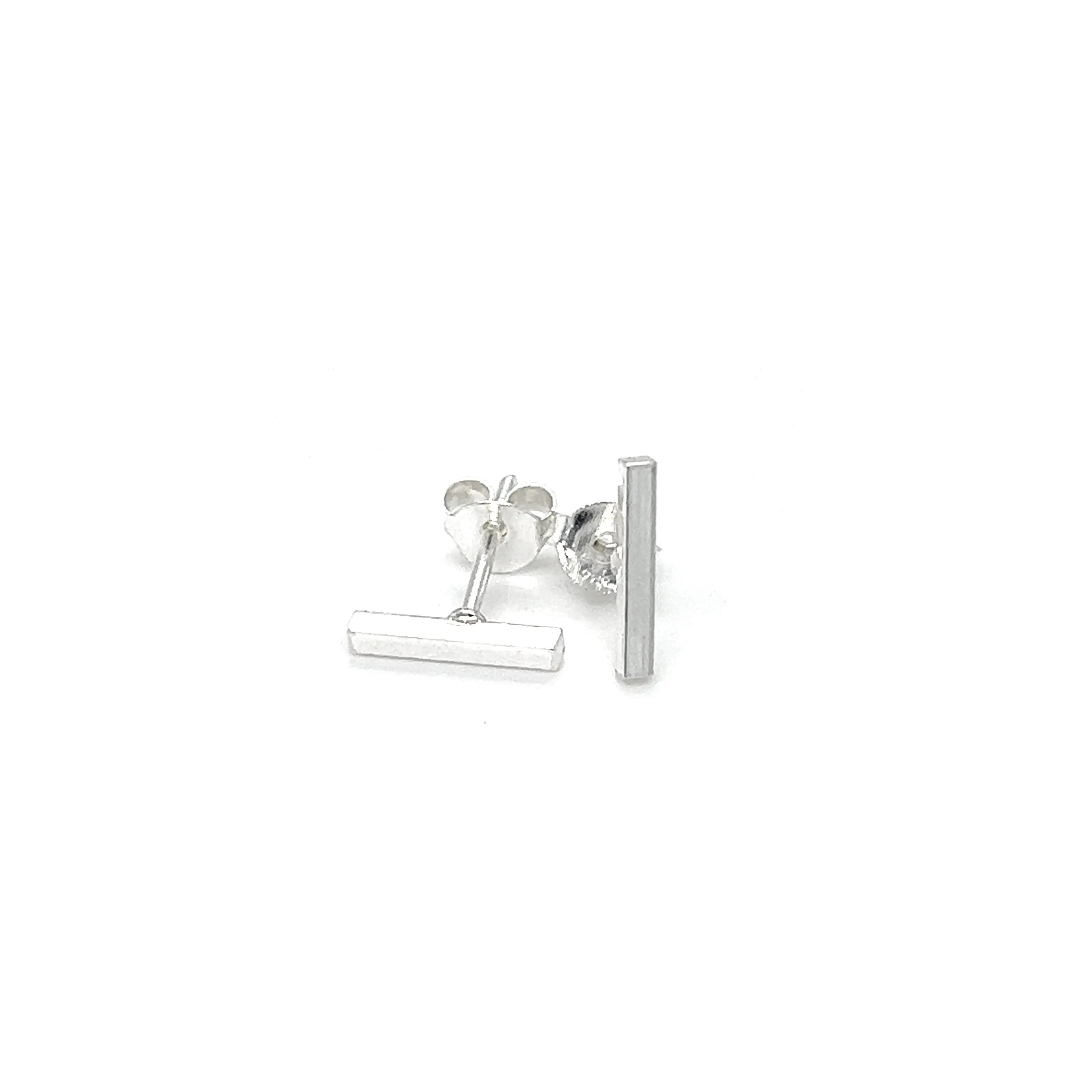 Silver Bar Studs