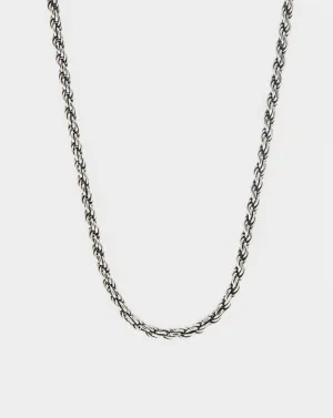Silver Rope Necklace