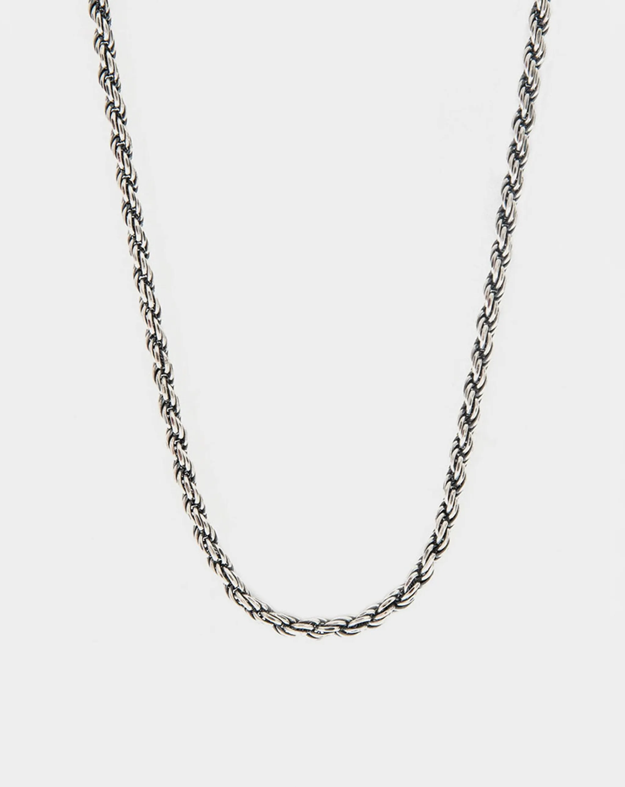 Silver Rope Necklace