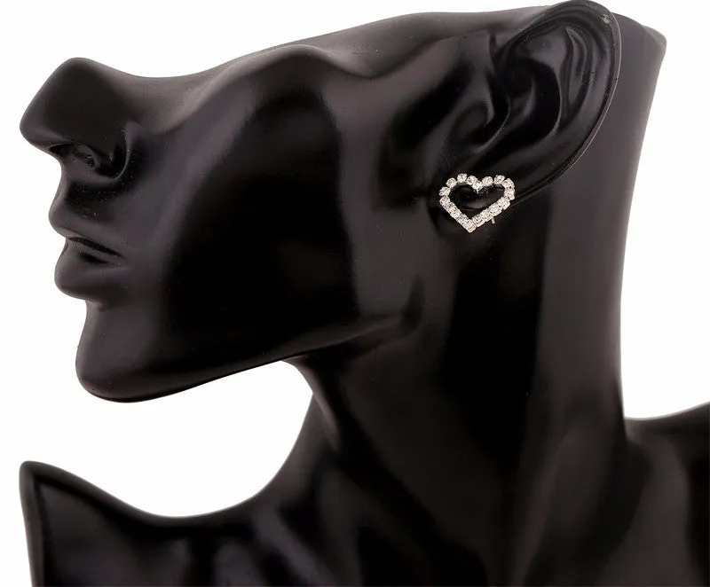 Simply Heart CZ Studs