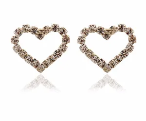 Simply Heart CZ Studs