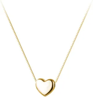 SLUYNZ Genuine 925 Sterling Silver Tiny Love Heart Pendant Necklace for Women Simple Sweet Heart Choker Necklace