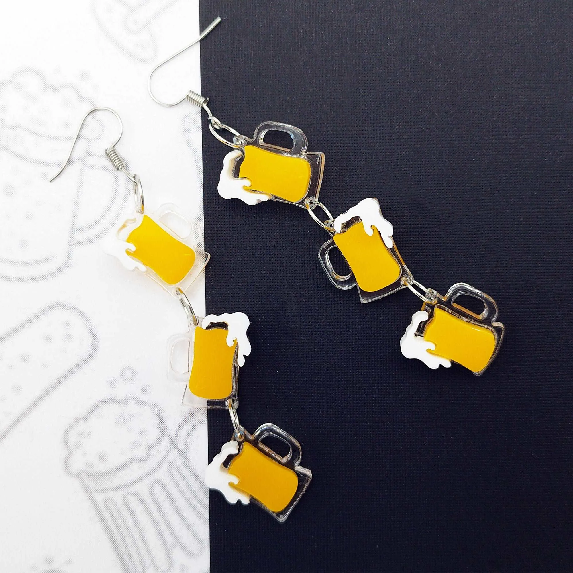 SMALL BEERS JARS EARRINGS | Cheers to Style!
