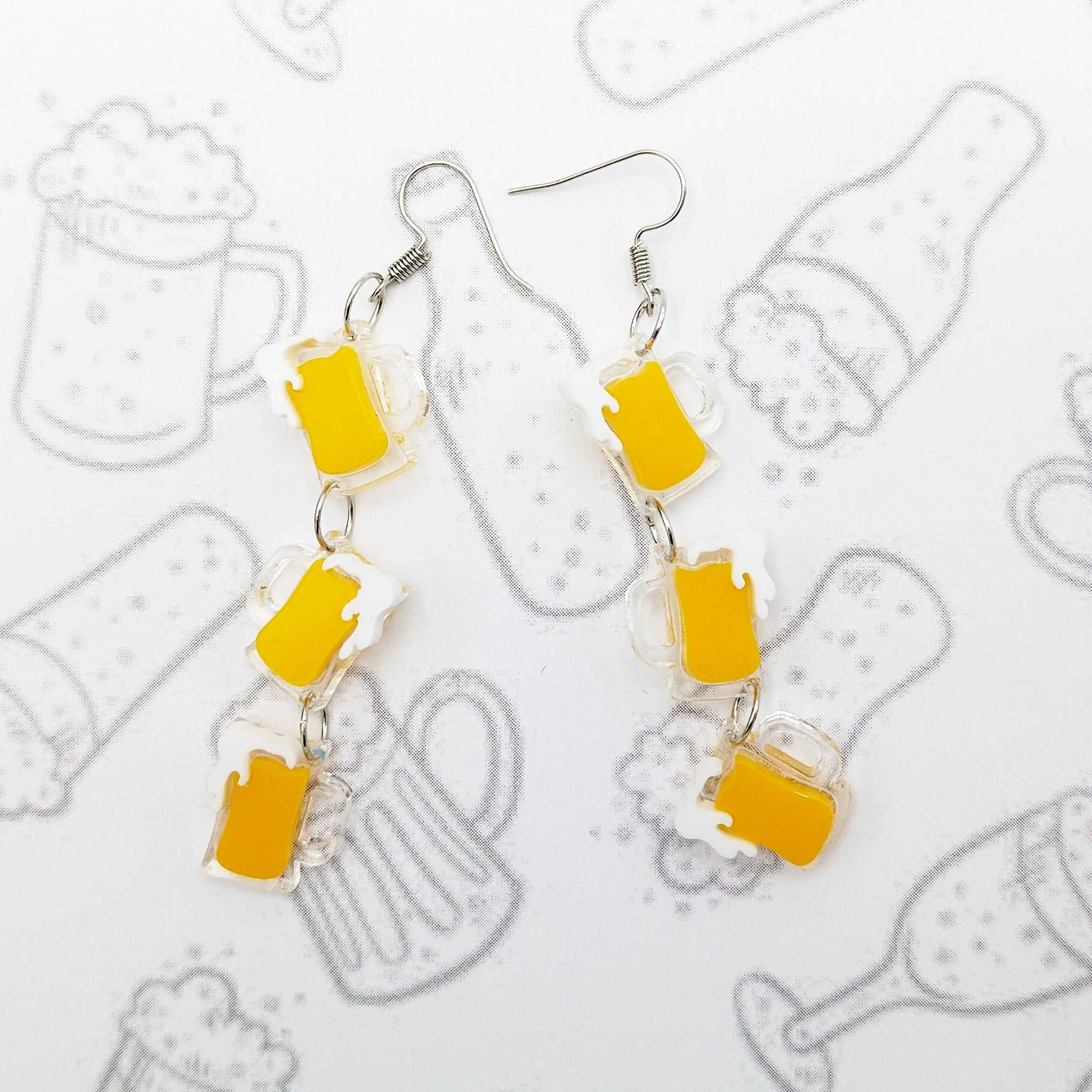 SMALL BEERS JARS EARRINGS | Cheers to Style!