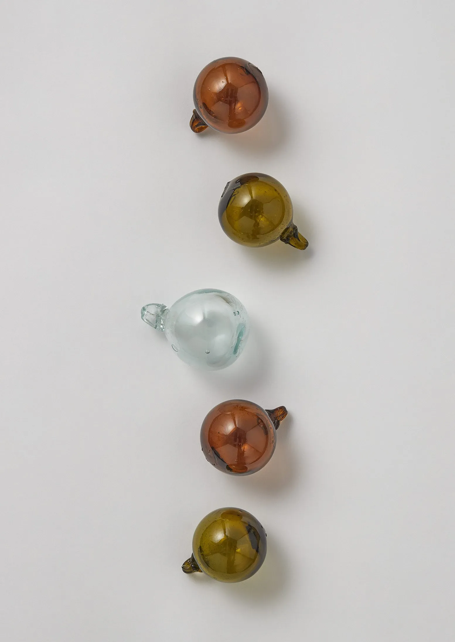 Small Hand Blown Glass Bauble Set | Multi