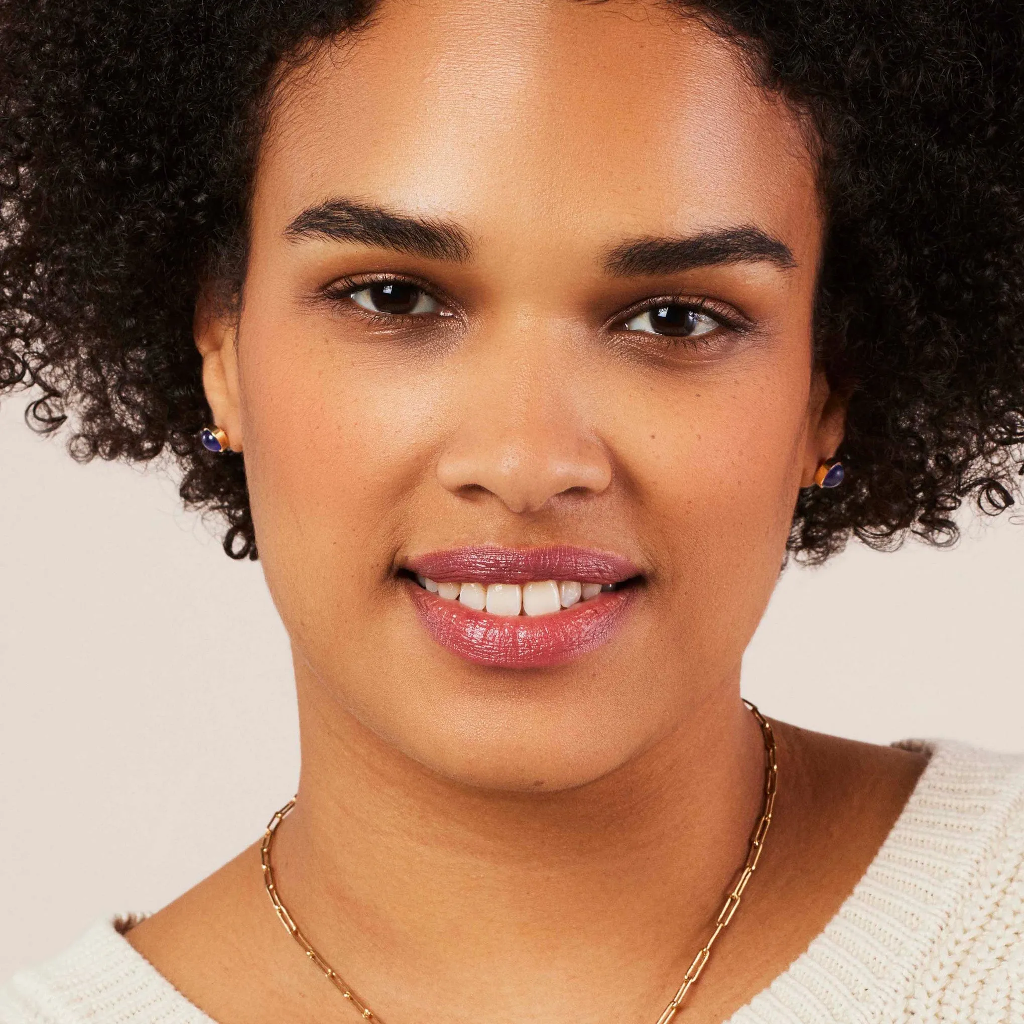 Soko Gold-Plated Mini Umbo Stud Earrings