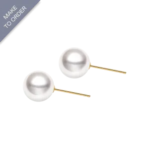 South Sea Pearl 18K Gold Simple Stud Earrings