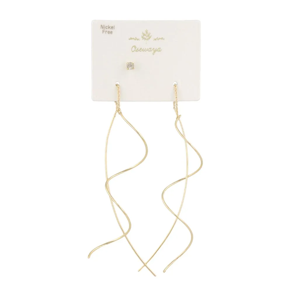 Spiral Threader Earrings and Stud Set