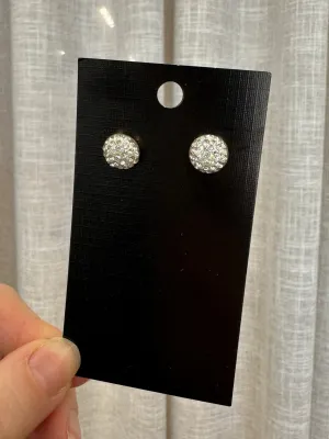 Spotted Crystal Studs Medium