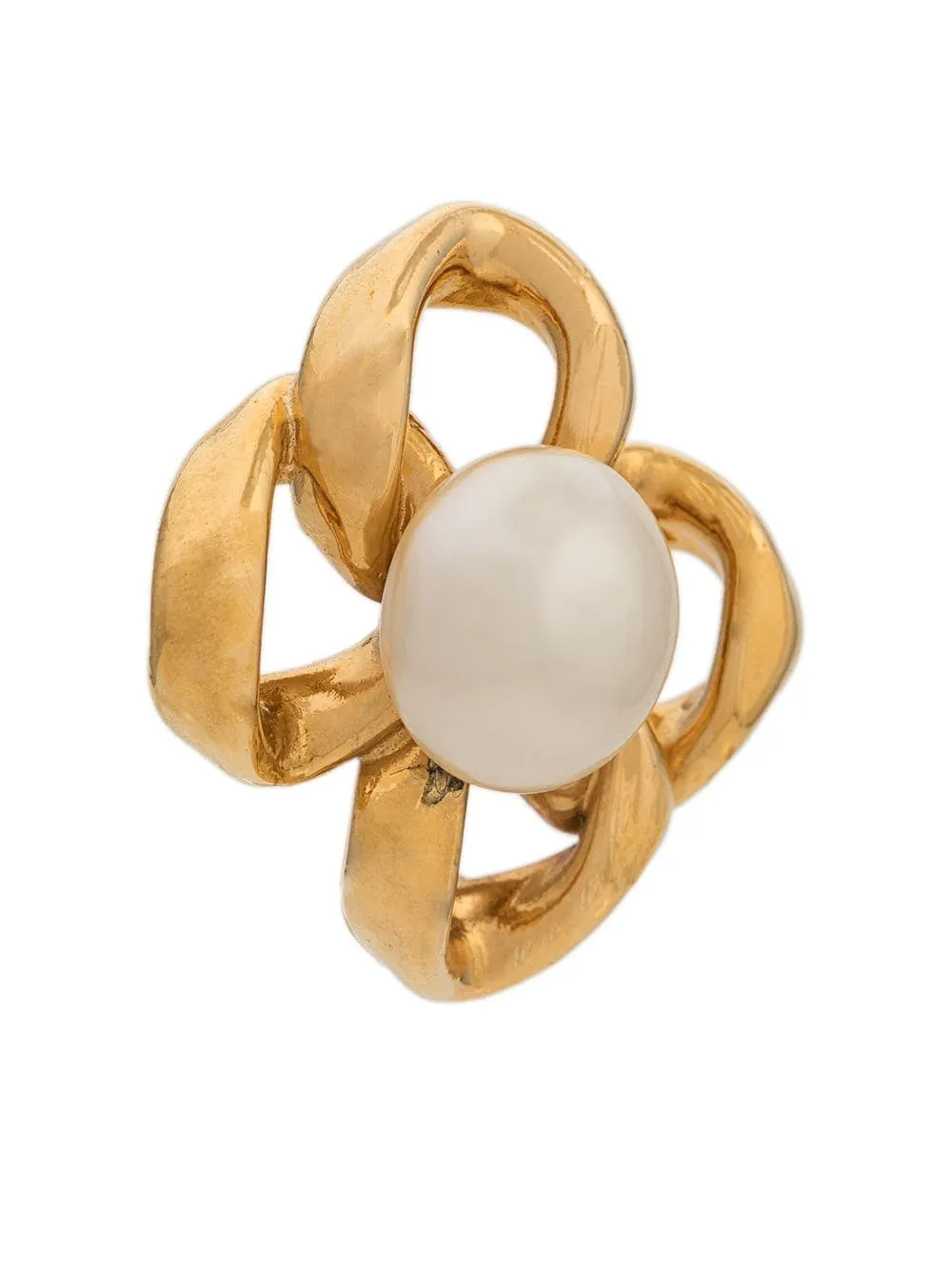 Square Pearl Embellished Earrings