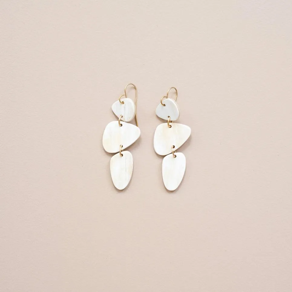 Stacked Stone Earrings