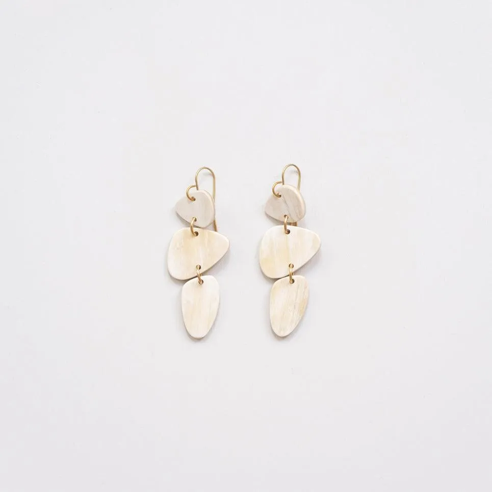 Stacked Stone Earrings