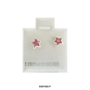 Star 925 Sterling Silver Studs SSST082 P