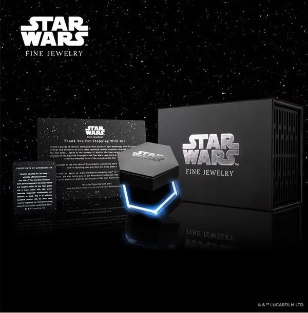 Star Wars™ Fine Jewelry R2 SERIES WOMEN'S EARRINGS 1/4 CT.TW. White Diamonds and Blue Sapphire Silver