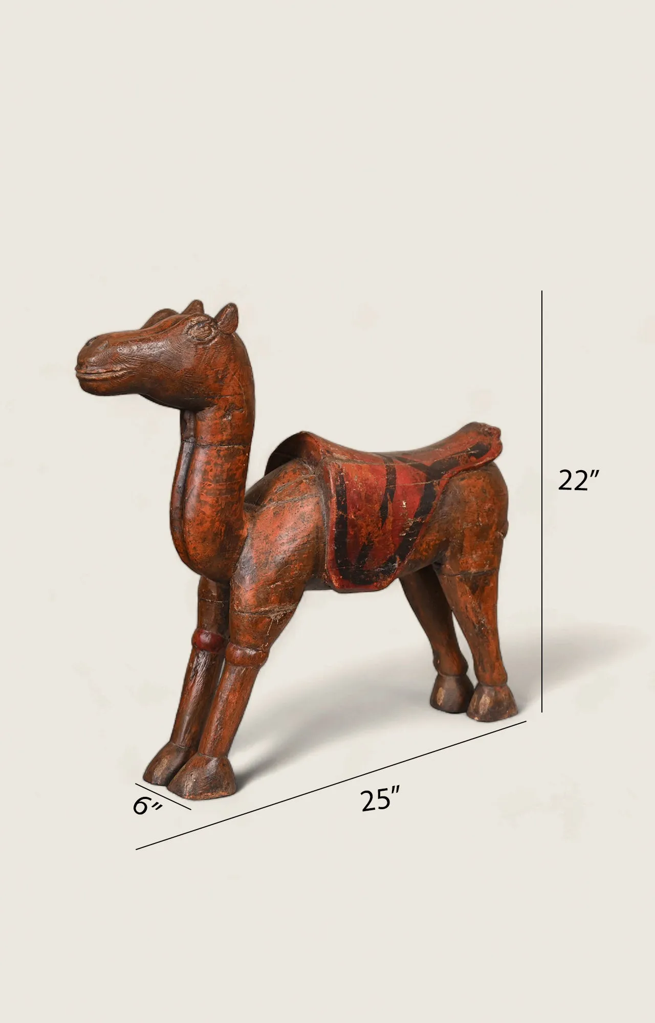 Steed of Sand Wooden Figurine