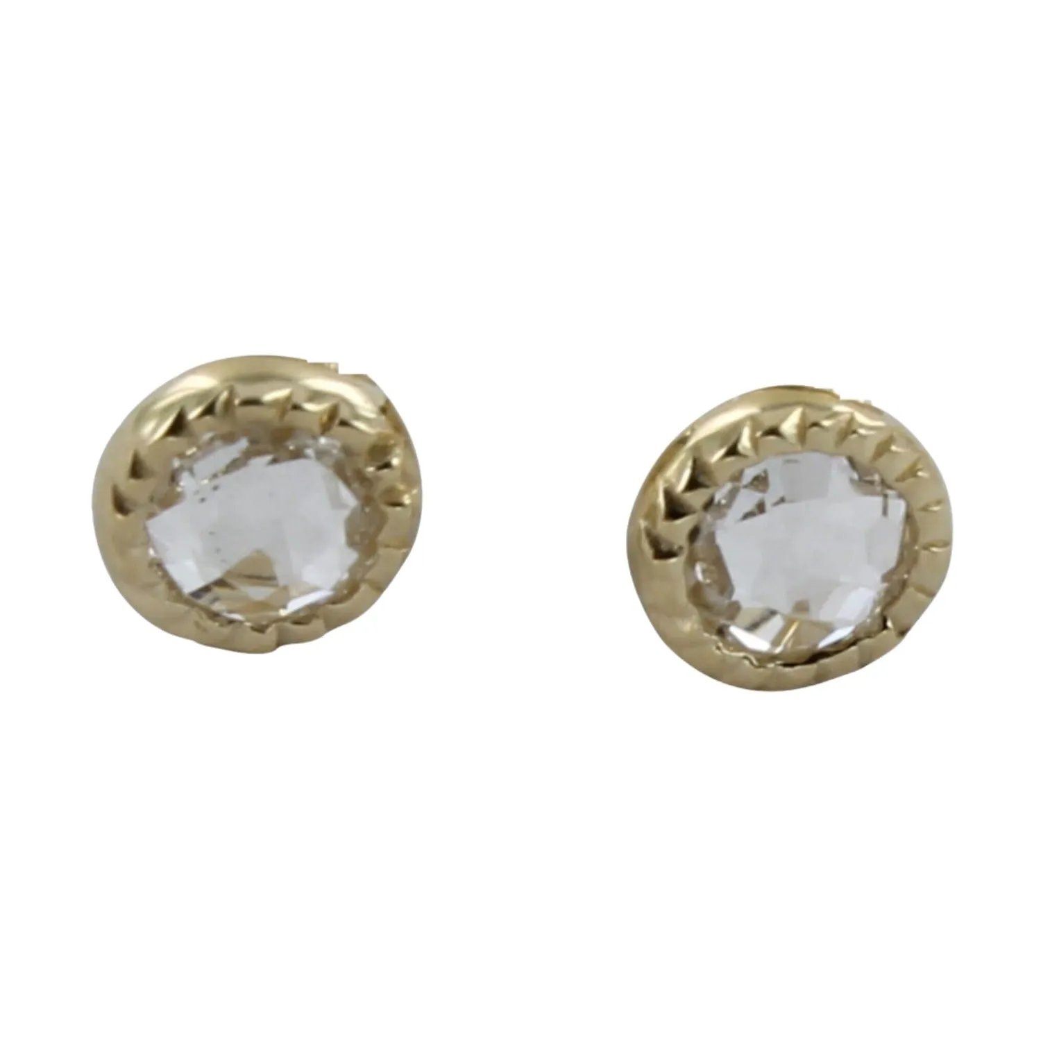 Sterling Silver Crystal Stud Earrings