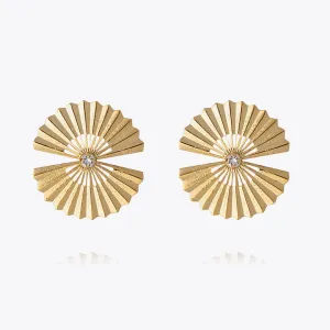 Sunfeather Earrings / Crystal