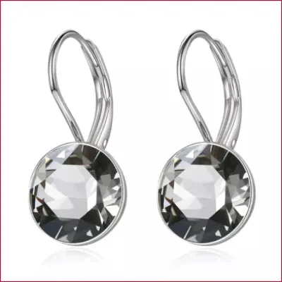 Swarovski Crystal Drop Earrings for Bridal Jewelry