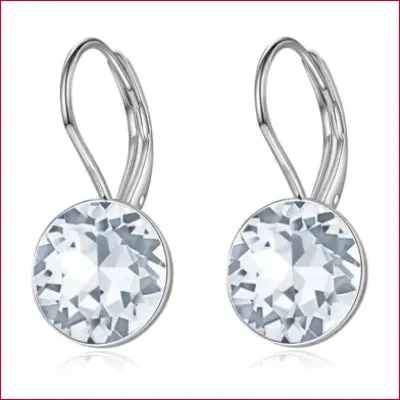 Swarovski Crystal Drop Earrings for Bridal Jewelry