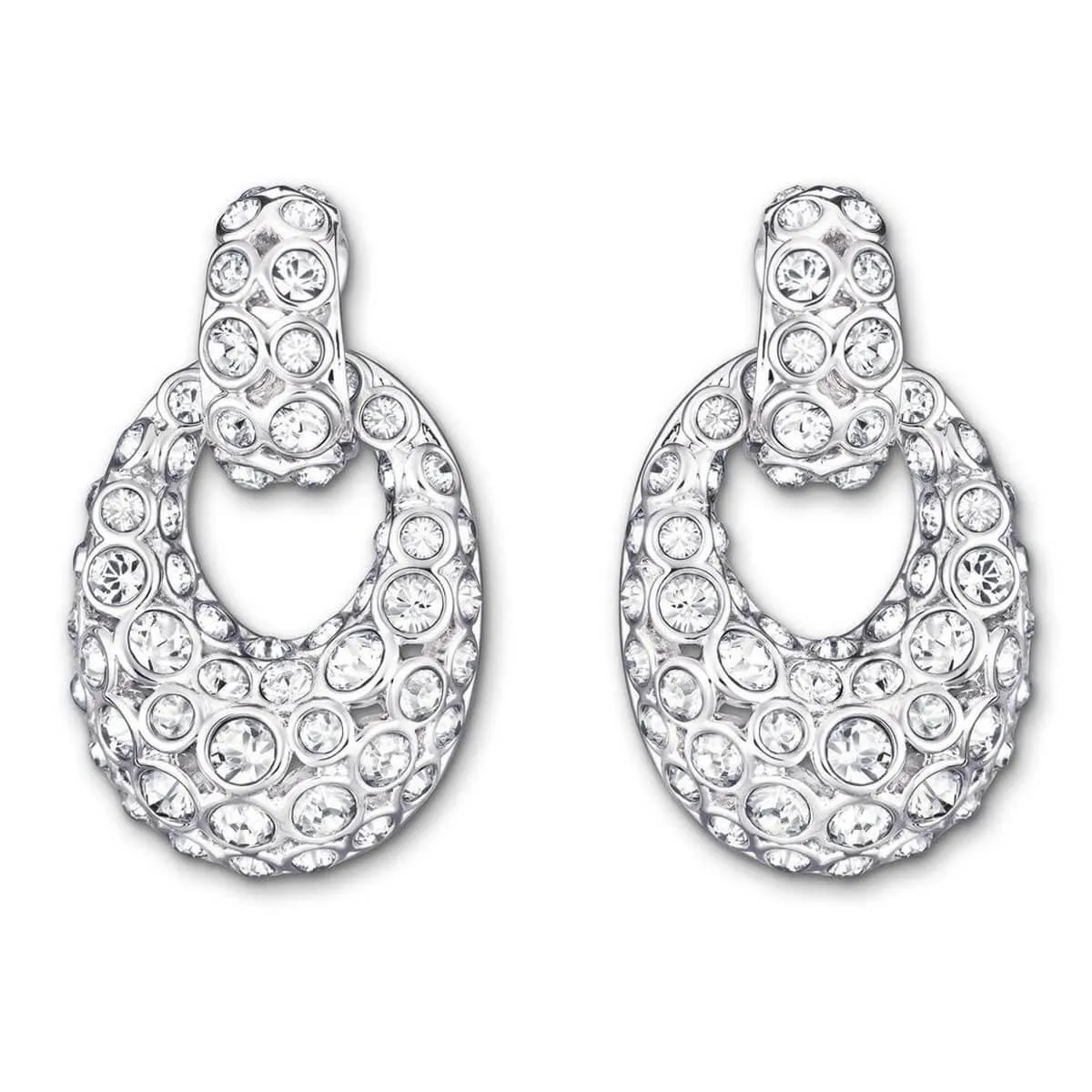 Swarovski Women's Pierced Earrings - Rarely Silver Rhodium Plated | 5005866
