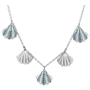 Swarovski Women's Shell Scallop Crystal Necklace 5524182