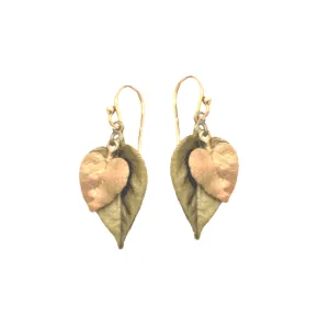 Sweet Potato Vine Leaf Earrings