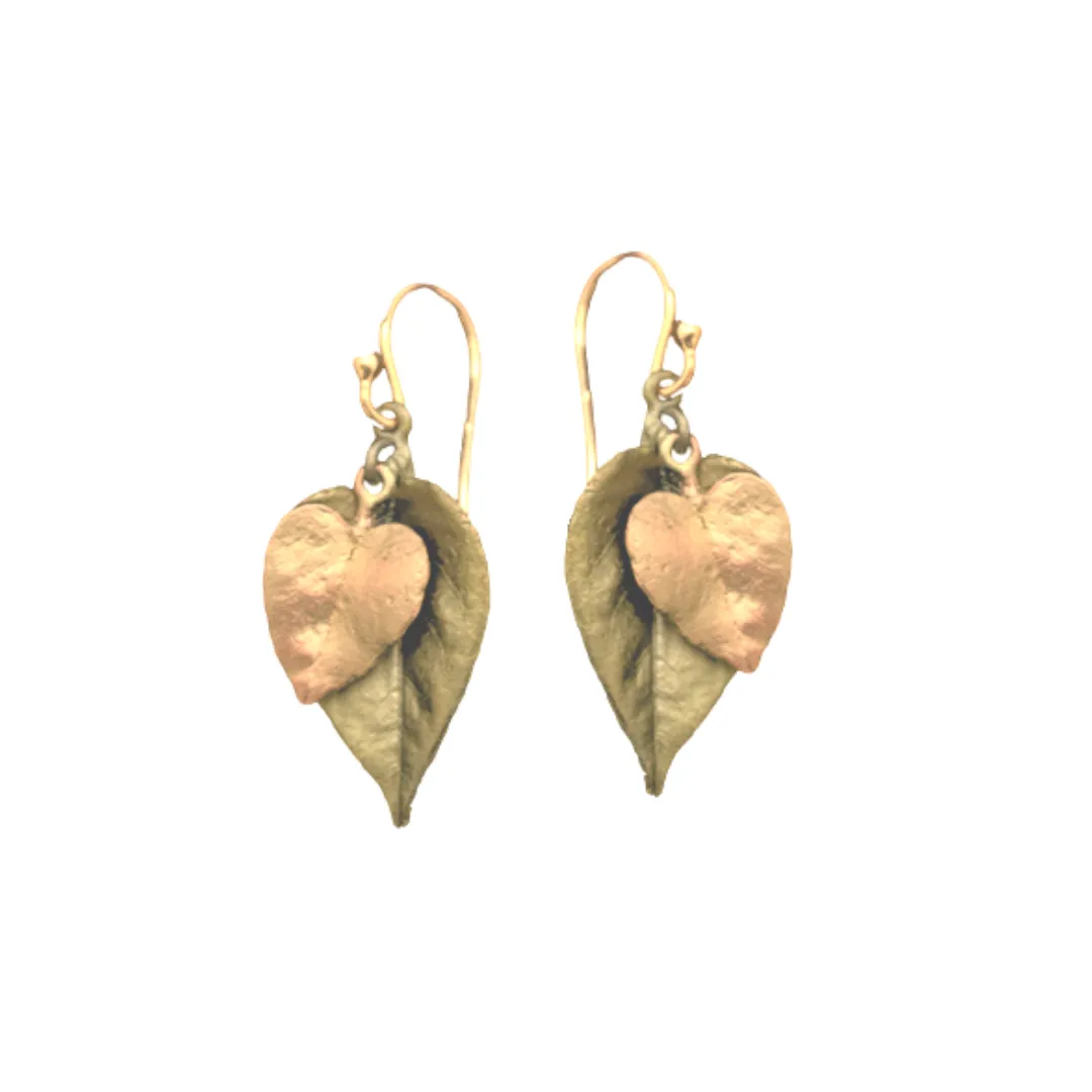 Sweet Potato Vine Leaf Earrings