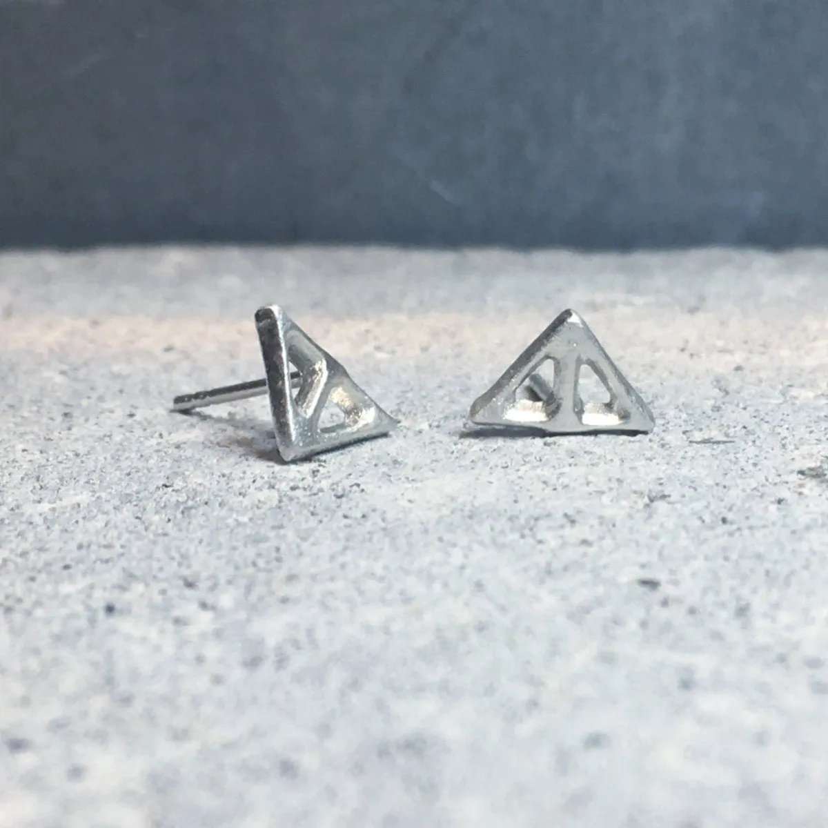 Taika Earrings silver or bronze