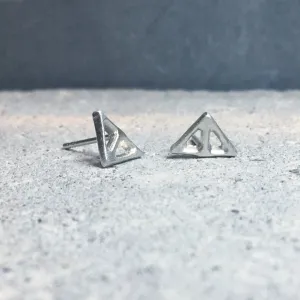 Taika Earrings silver or bronze
