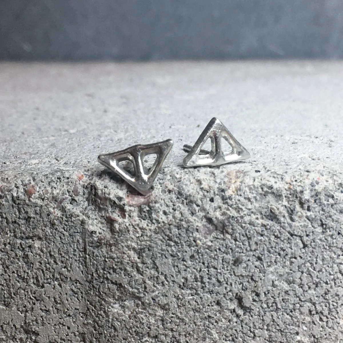 Taika Earrings silver or bronze