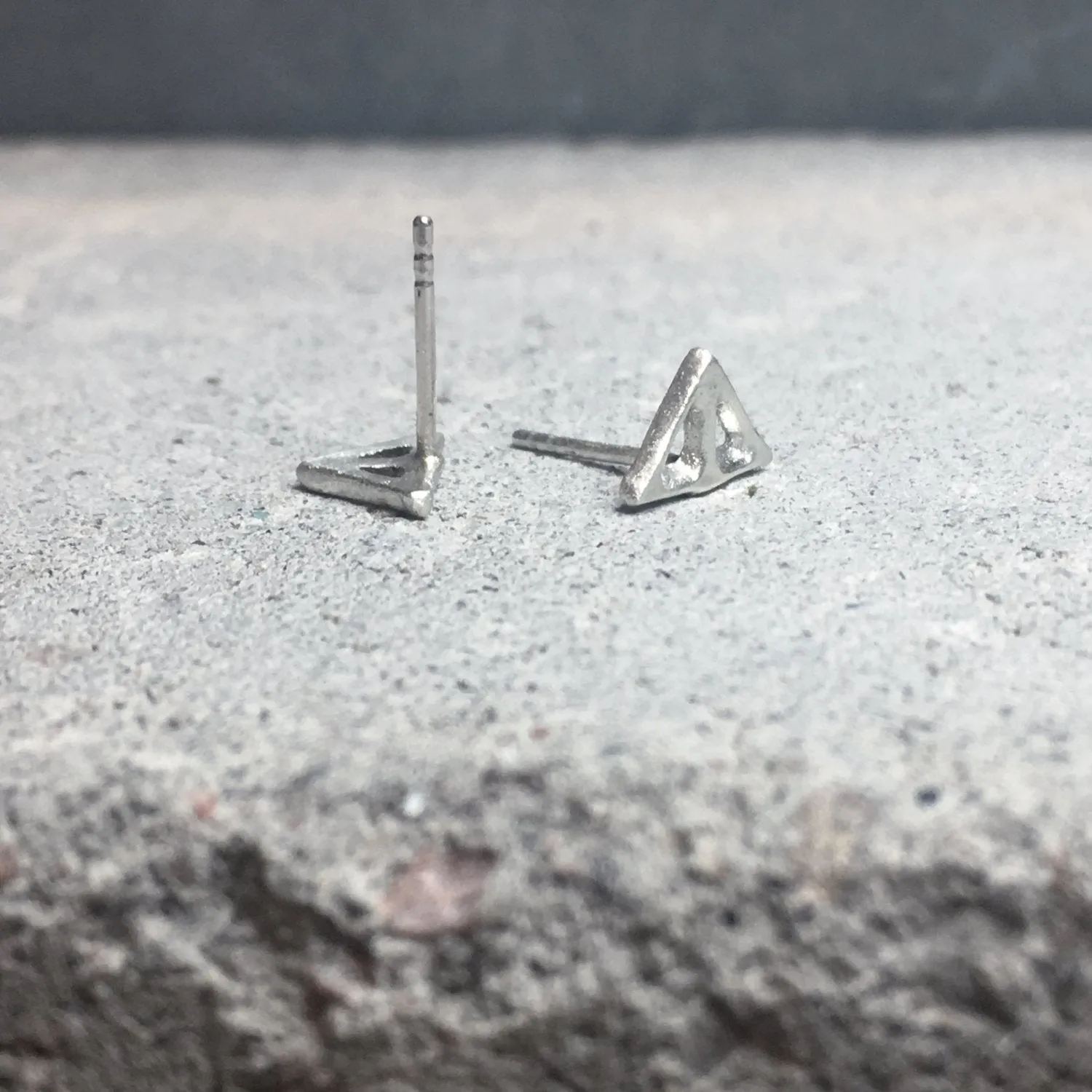 Taika Earrings silver or bronze