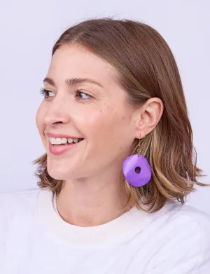 Taro Chip Vintage Earrings