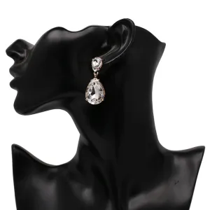 TEEK - Clear Eardrop Earrings