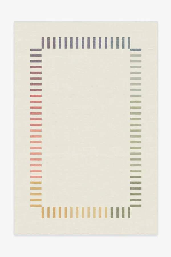 The Home Edit Marlowe Ivory Rainbow Rug