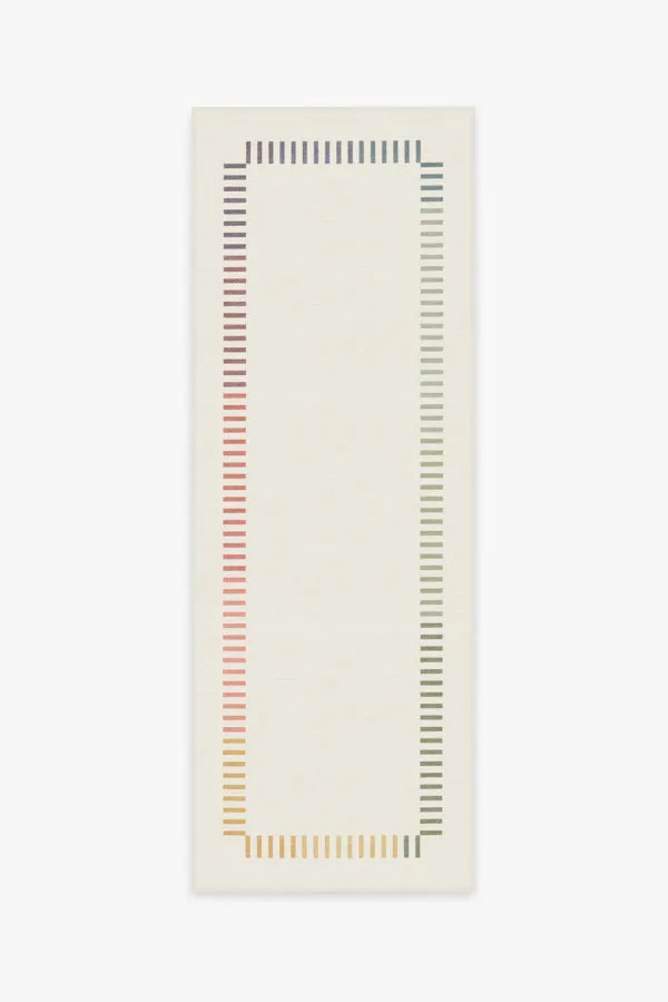 The Home Edit Marlowe Ivory Rainbow Rug