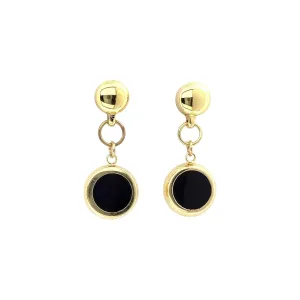 TI-GO Gold and black ring earring