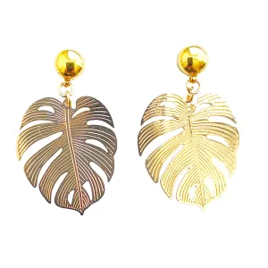 TI-GO Large Leaf Earrings