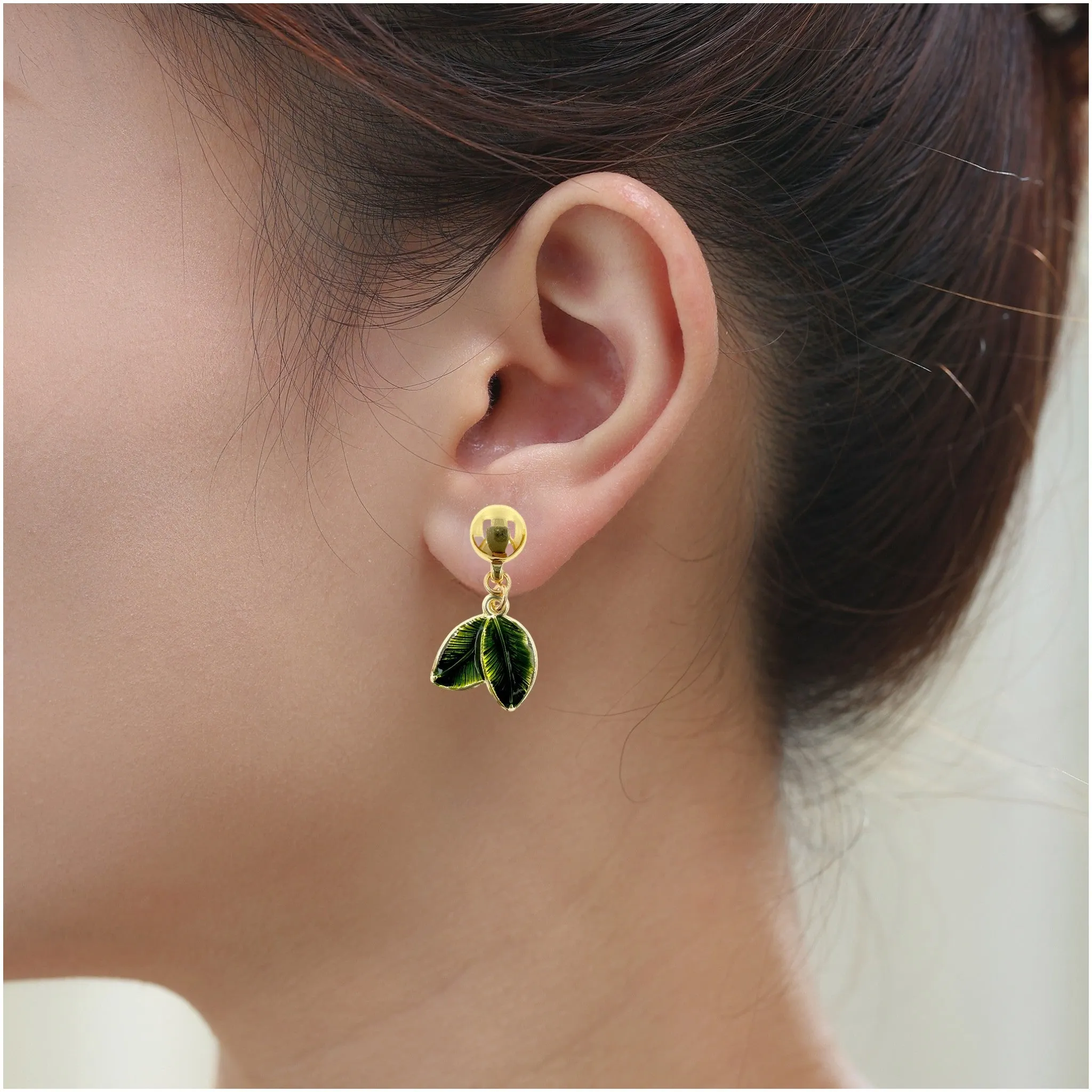 Ti-Go Leaf nature earrings