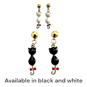 Ti-Go Siamese Charm earrings
