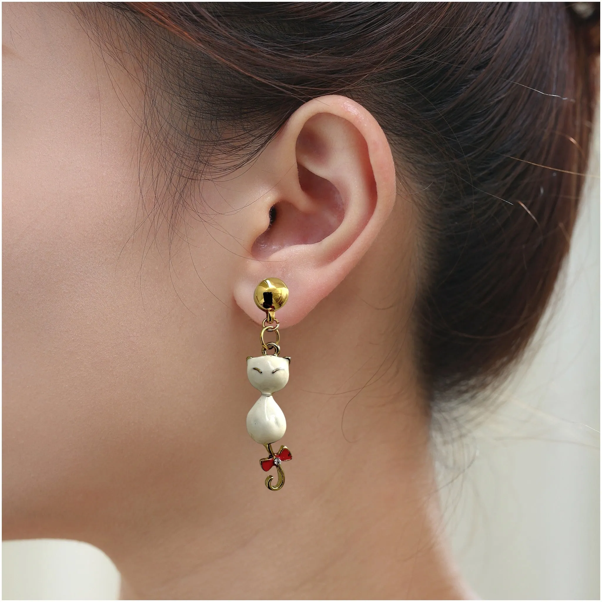 Ti-Go Siamese Charm earrings