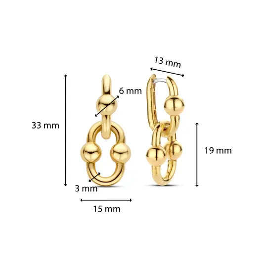 TI SENTO 7916SY DOUBLE GOLD BALL HUGGIES