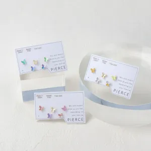 Tiny Butterfly Stud Set