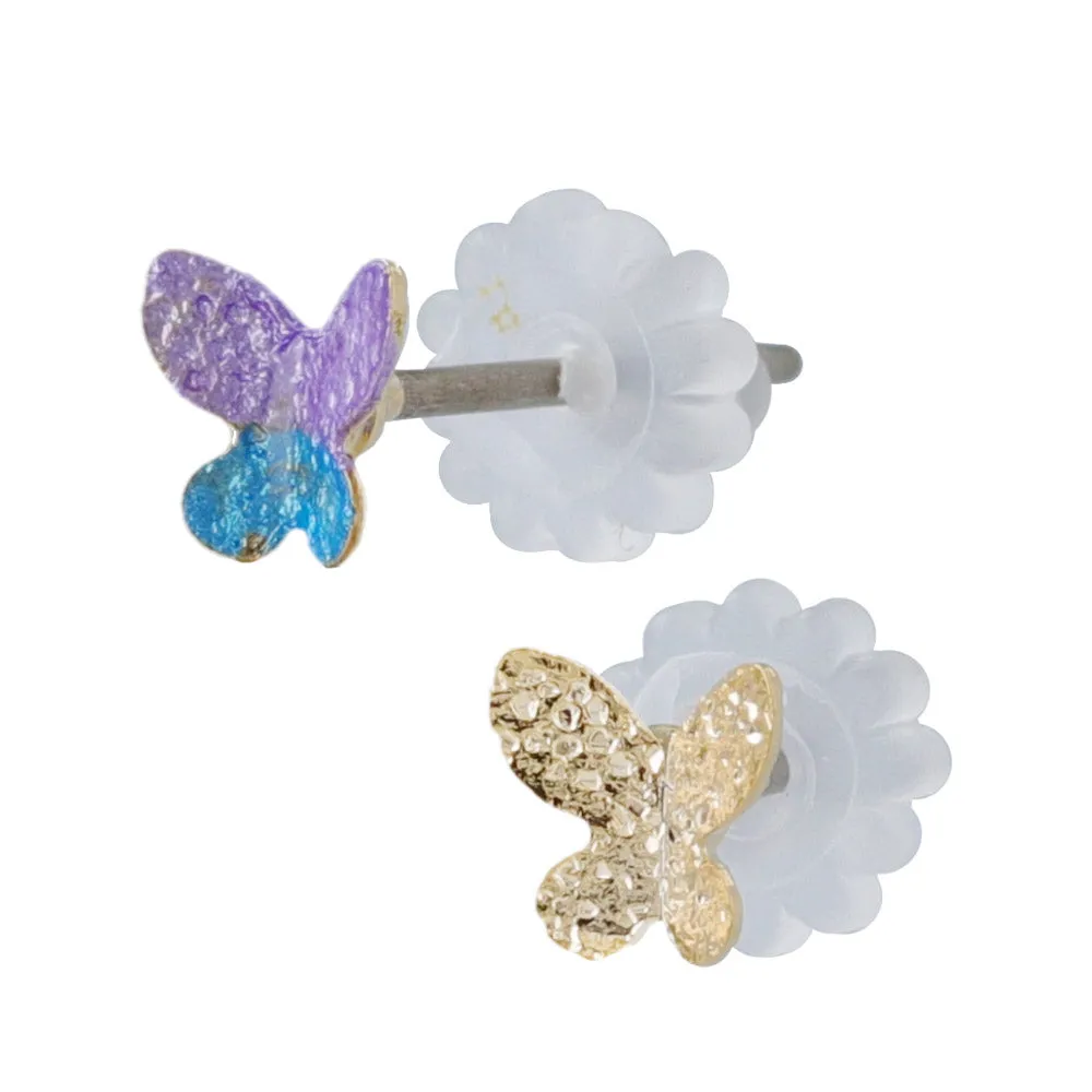 Tiny Butterfly Stud Set
