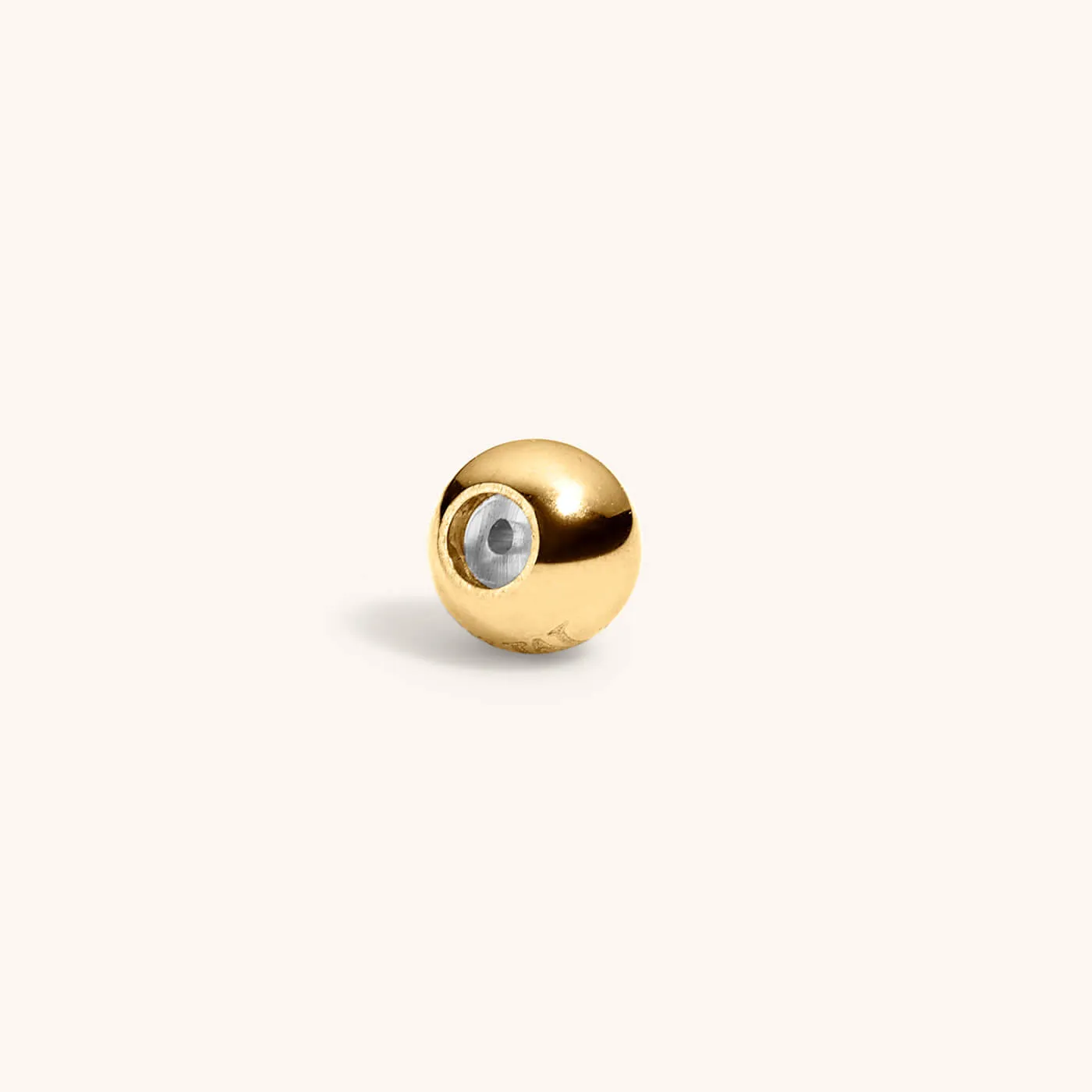 Tiny Crystal Studs in Titanium