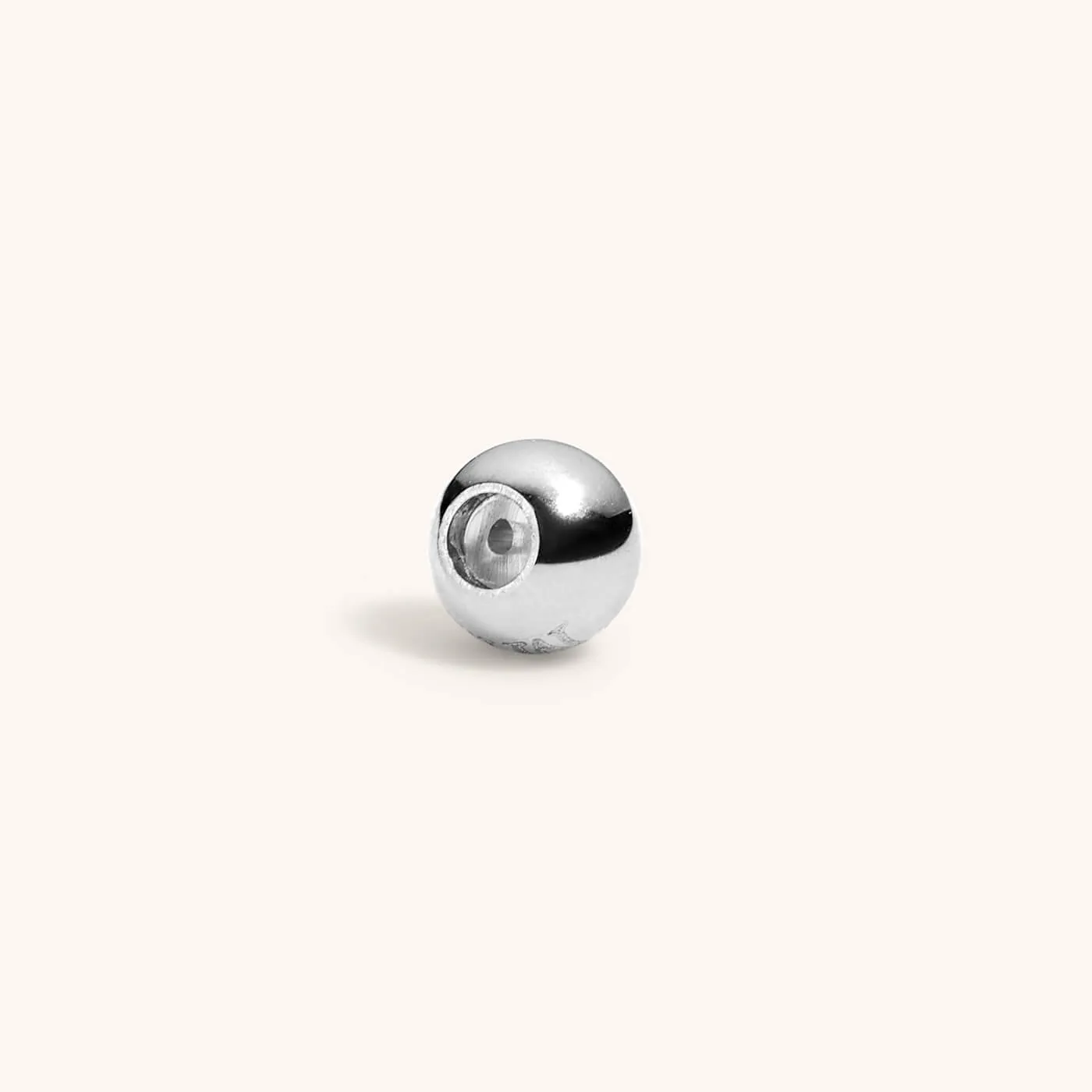 Tiny Crystal Studs in Titanium