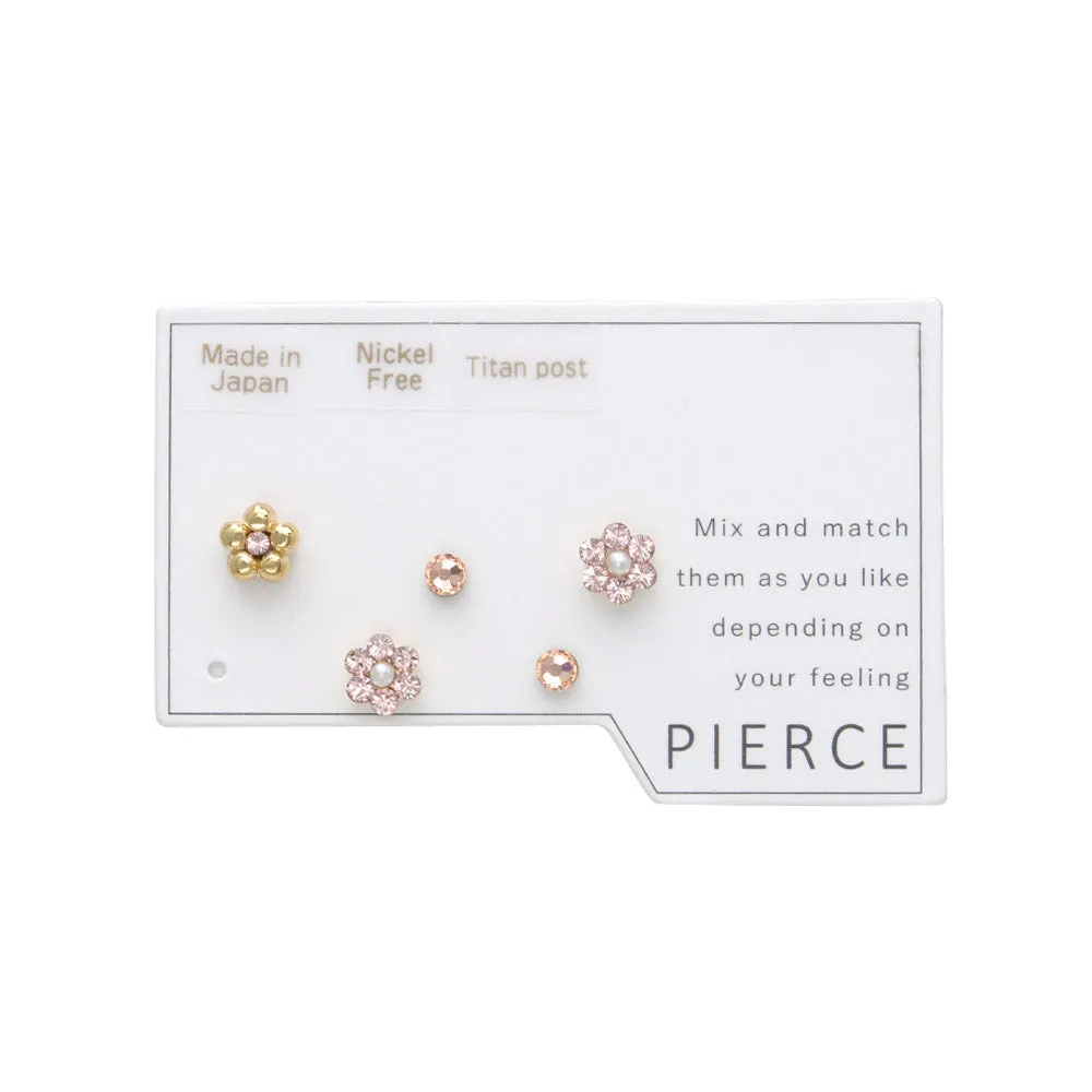 Tiny Flower Stud Set