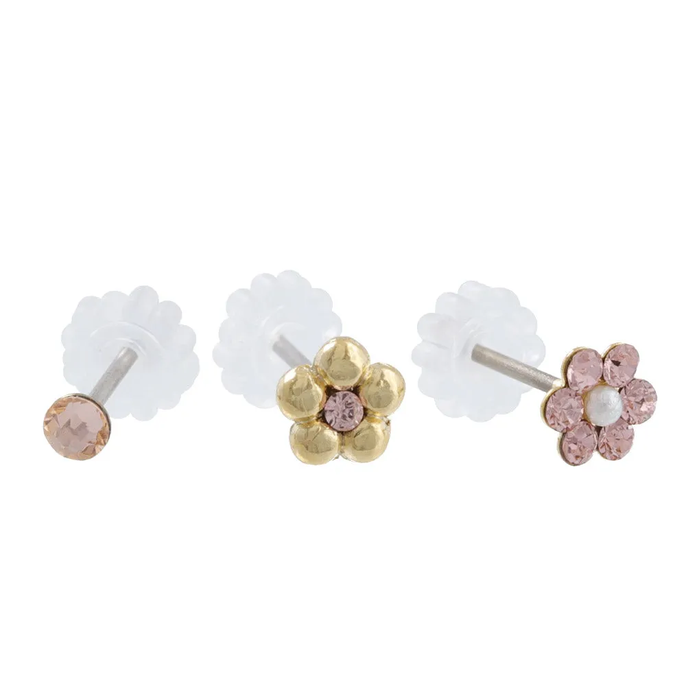 Tiny Flower Stud Set