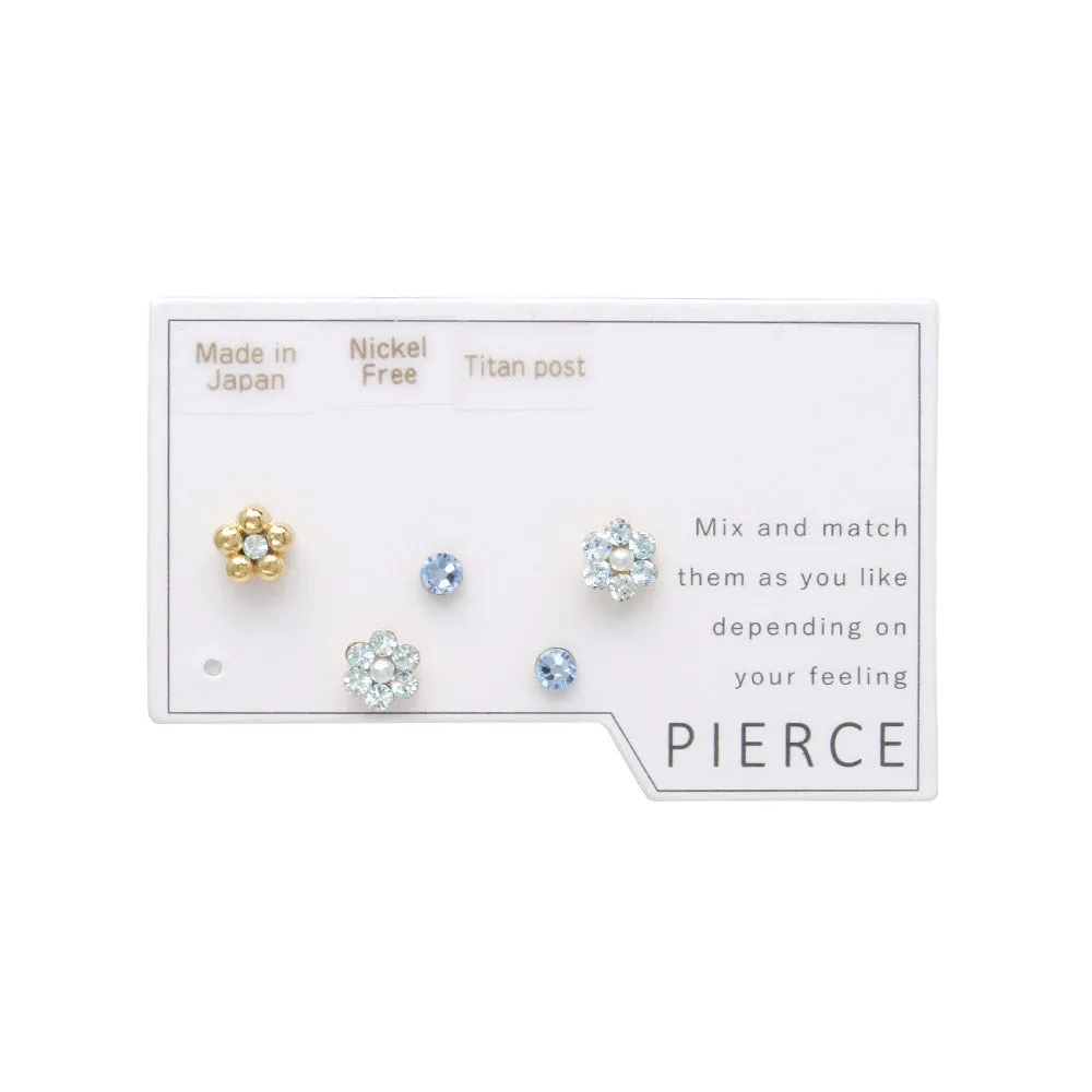 Tiny Flower Stud Set